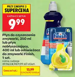 Biedronka Płyn do czyszczenia zmywarki lub płyn nabłyszczający lub odświeżacz do zmywarki Finish oferta