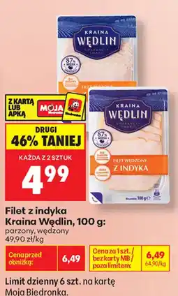 Biedronka Filet z indyka Kraina Wędlin oferta
