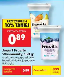 Biedronka Jogurt Fruvita Wyśmienity oferta