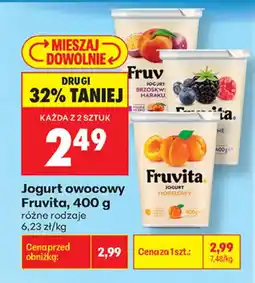 Biedronka Jogurt owocowy Fruvita oferta