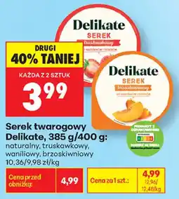 Biedronka Serek twarogowy Delikate oferta