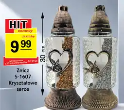 Gram Market Znicz S-1607 Kryształowe serce oferta