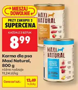 Biedronka Karma dla psa Maxi Natural oferta