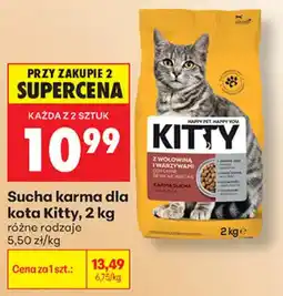 Biedronka Sucha karma dla kota Kitty oferta