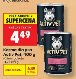 Biedronka Karma dla psa Activ Pet oferta