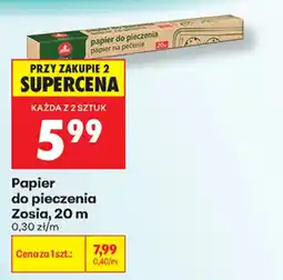 Biedronka Papier do pieczenia Zosia oferta