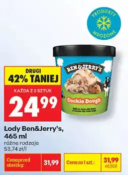 Biedronka Lody Ben&Jerry's oferta