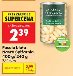 Biedronka Fasola biała Nasza Spiżarnia oferta