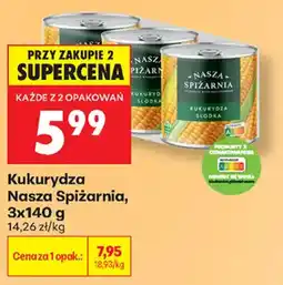 Biedronka Kukurydza Nasza Spiżarnia oferta