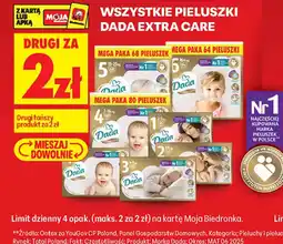 Biedronka Pieluszki Dada Extra Care oferta