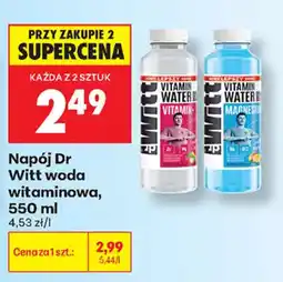 Biedronka Napój Dr Witt woda witaminowa oferta