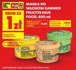 Biedronka Maska do włosów Garnier Fructis Hair Food oferta