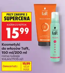 Biedronka Kosmetyki do włosów Taft oferta