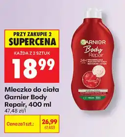Biedronka Mleczko do ciała Garnier Body Repair oferta