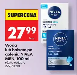 Biedronka Woda lub balsam po goleniu NIVEA MEN oferta