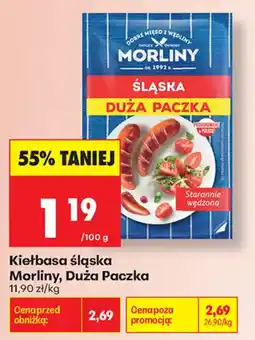 Biedronka Kiełbasa śląska Morliny, Duża Paczka oferta