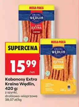 Biedronka Kabanosy Extra Kraina Wędlin oferta