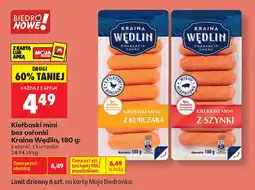 Biedronka Kiełbaski mini Kraina Wędlin oferta