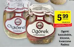 Gram Market Ogórki kaszubskie, kiszone, kwaszone Radosz oferta