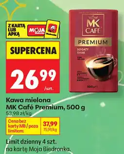 Biedronka Kawa mielona MK Café Premium oferta