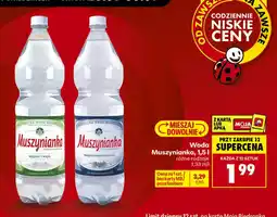 Biedronka Woda Muszynianka oferta