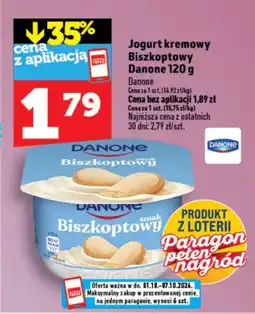 Topaz Express Jogurt kremowy Biszkoptowy Danone oferta
