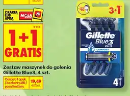 Biedronka Zestaw maszynek do golenia Gillette Blue3 oferta
