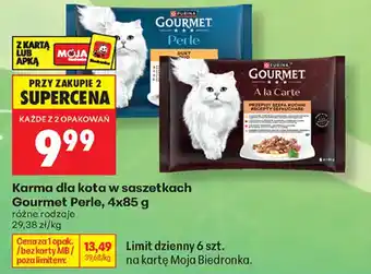 Biedronka Karma dla kota w saszetkach Gourmet Perle oferta