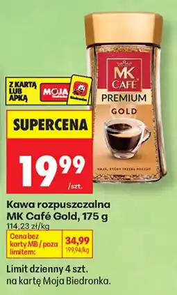 Biedronka Kawa rozpuszczalna MK Café Gold oferta
