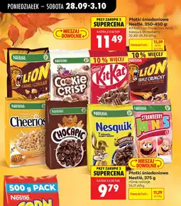 Biedronka Płatki śniadaniowe Nestlé oferta