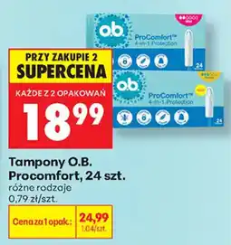Biedronka Tampony O.B. Procomfort oferta