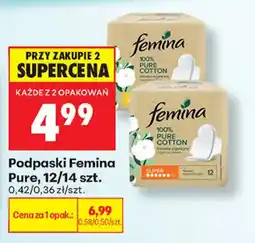 Biedronka Podpaski Femina Pure oferta