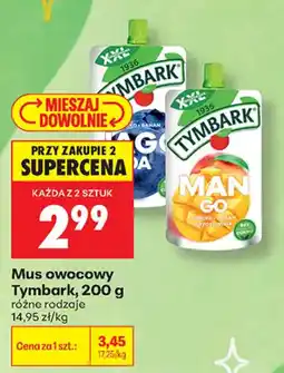 Biedronka Mus owocowy Tymbark oferta