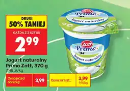 Biedronka Jogurt naturalny Primo Zott oferta