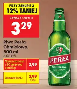Biedronka Piwo Perła Chmielowa oferta