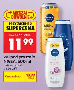 Biedronka Żel pod prysznic NIVEA oferta