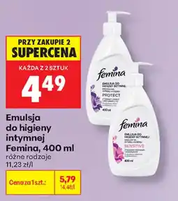 Biedronka Emulsja do higieny intymnej Femina oferta