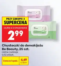 Biedronka Chusteczki do demakijażu Be Beauty oferta