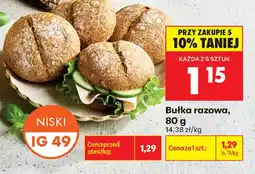 Biedronka Bułka razowa oferta