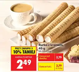 Biedronka Rurka z kremem oferta