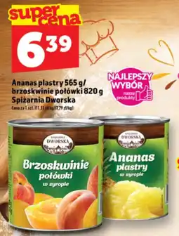 Topaz Express Brzoskwinie połówki w syropie Spiżarnia Dworska oferta