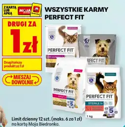 Biedronka Karmy Perfect Fit oferta