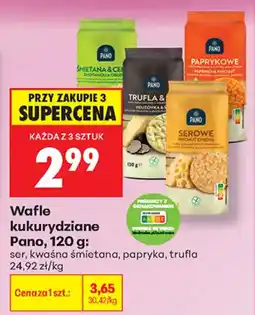 Biedronka Wafle kukurydziane Pano oferta