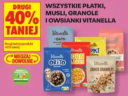 Biedronka Vitanella płatki, musli, granole i owsianki oferta