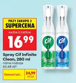Biedronka Spray Cif Infinite Clean oferta