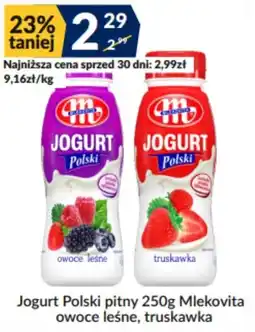 Sużyw Jogurt Polski pitny Mlekovita owoce leśne, truskawka oferta