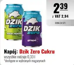 Eurocash Napój: Dzik Zero Cukru oferta
