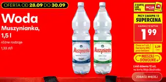 Biedronka Woda mineralna Muszynianka oferta