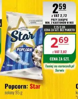 Eurocash Popcorn: Star solony oferta