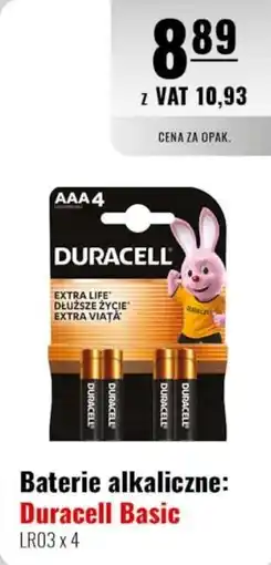 Eurocash Baterie alkaliczne: Duracell Basic oferta